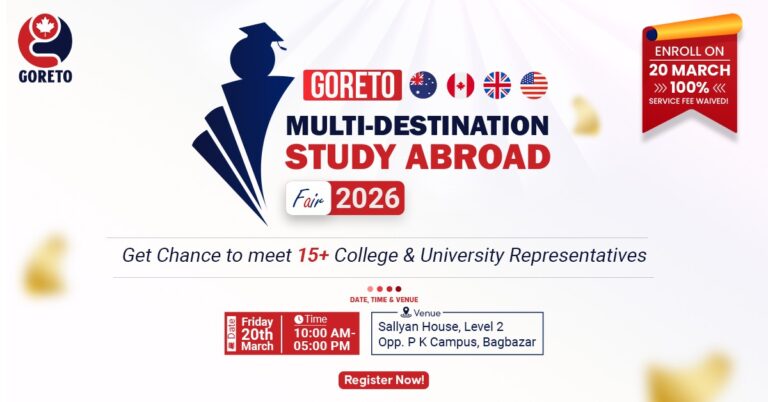 Multi-Destination Study Abroad Education Fair 2026 | Goreto Bagbazar