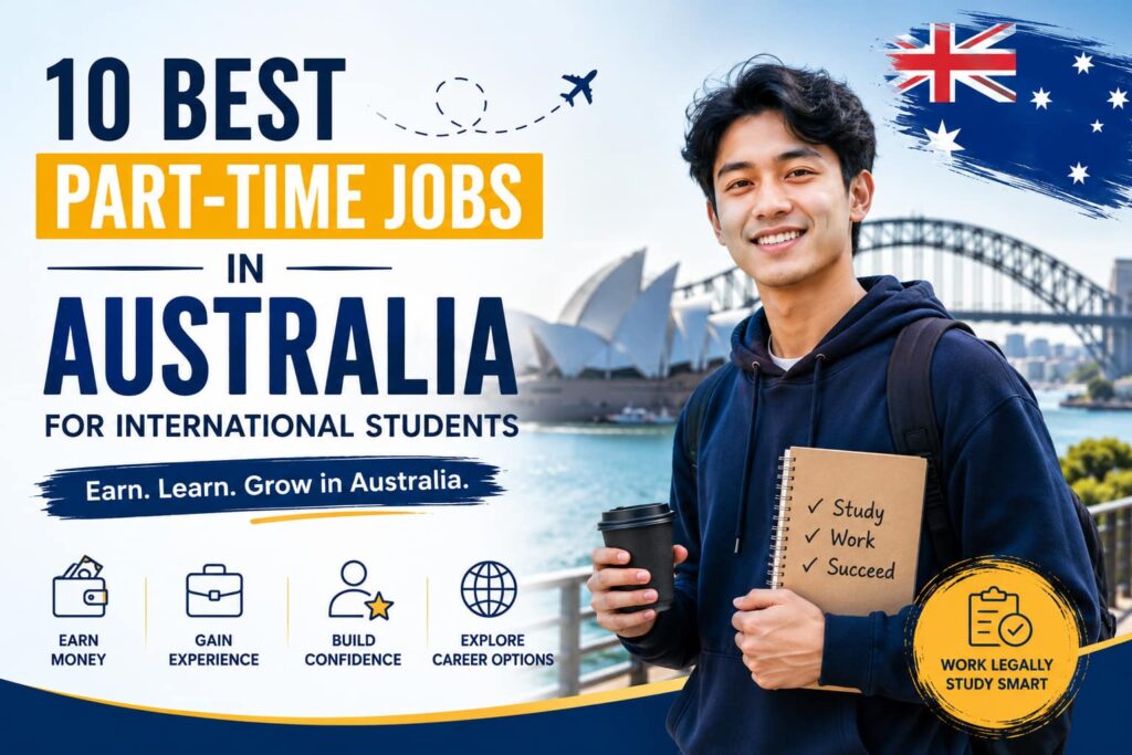 10 Best Part-Time Jobs in Australia for International Students