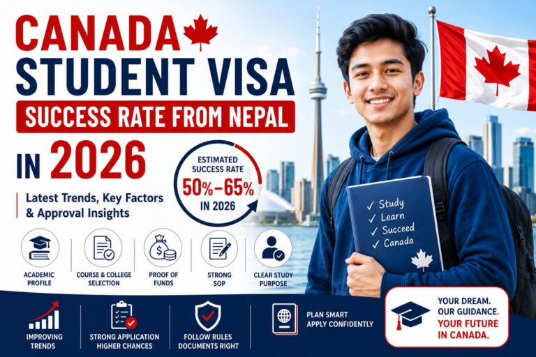 Canada Student Visa Success Rate from Nepal in 2026