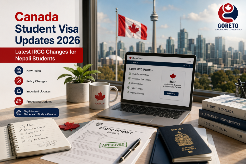 Canada Student Visa Updates 2026: Latest IRCC News and Changes for Nepali Students