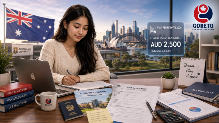 Australia Student Visa Fee Update 2026 for Nepali Students