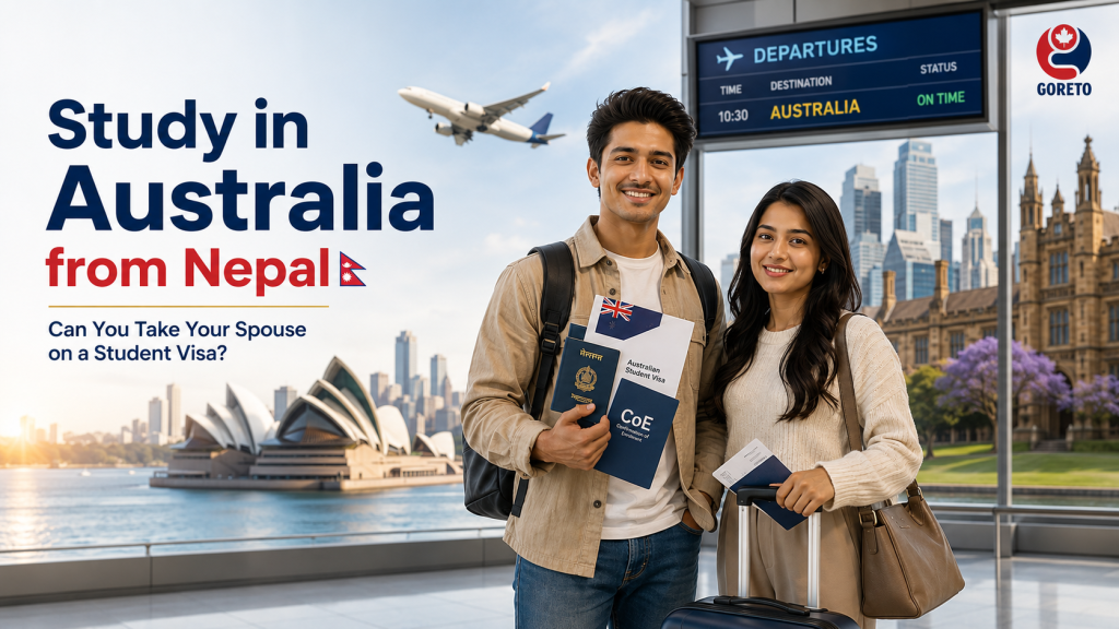 Can You Take Your Spouse to Australia on a Student Visa from Nepal?