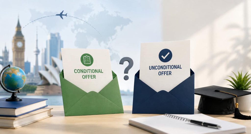 Offer Letter Explained: Conditional vs Unconditional Offer Letter for Study Abroad
